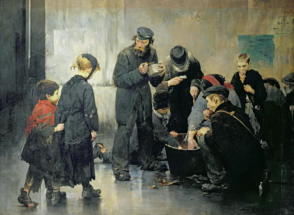 Генри Жюль Жан Жоффруа. Голодание. 1886