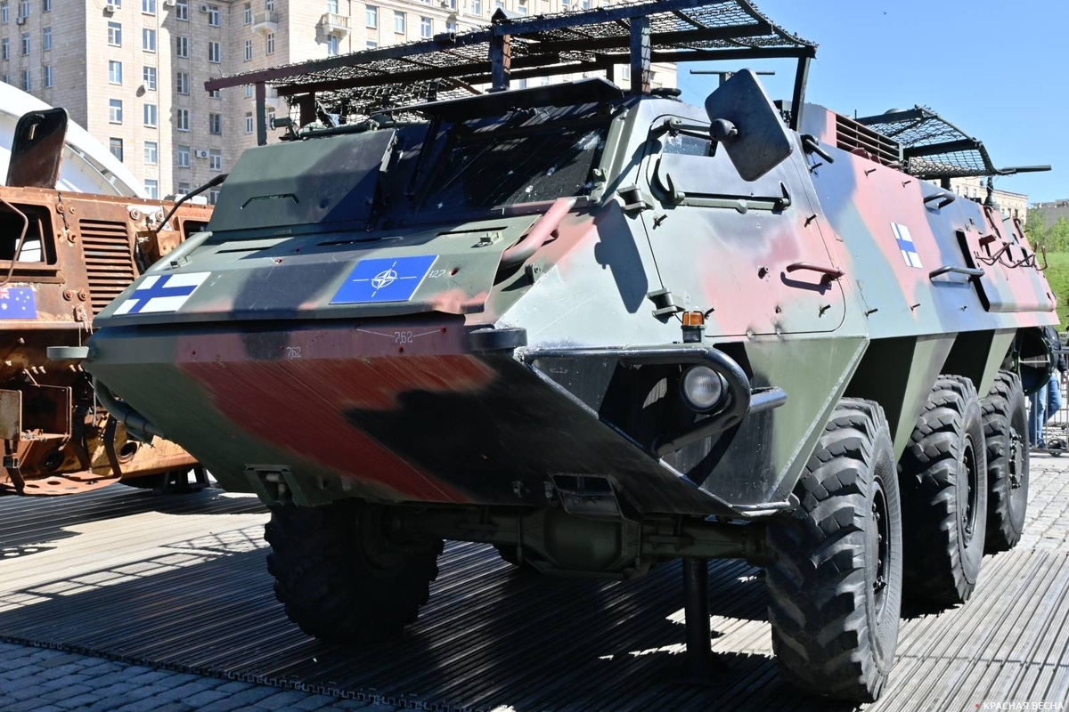 Финский БТР XA-180. Трофей армии России