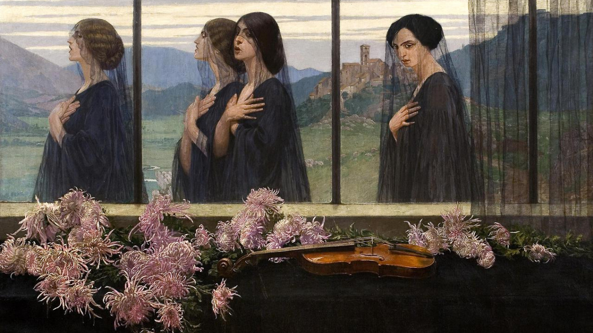 Эдвард Окунь. Четыре струны скрипки. 1914