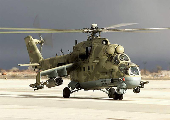 Ударный вертолет Ми-24