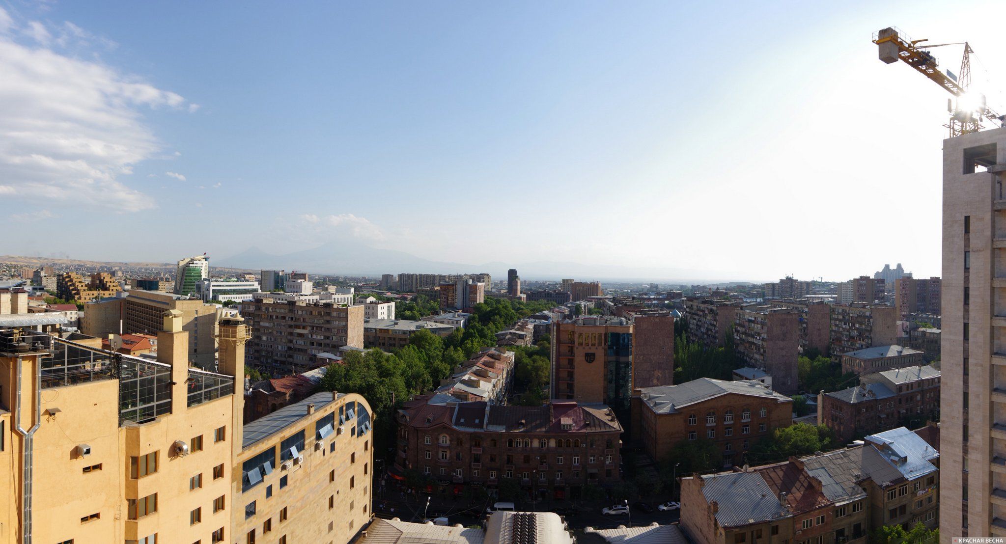 Панорама Еревана. Армения