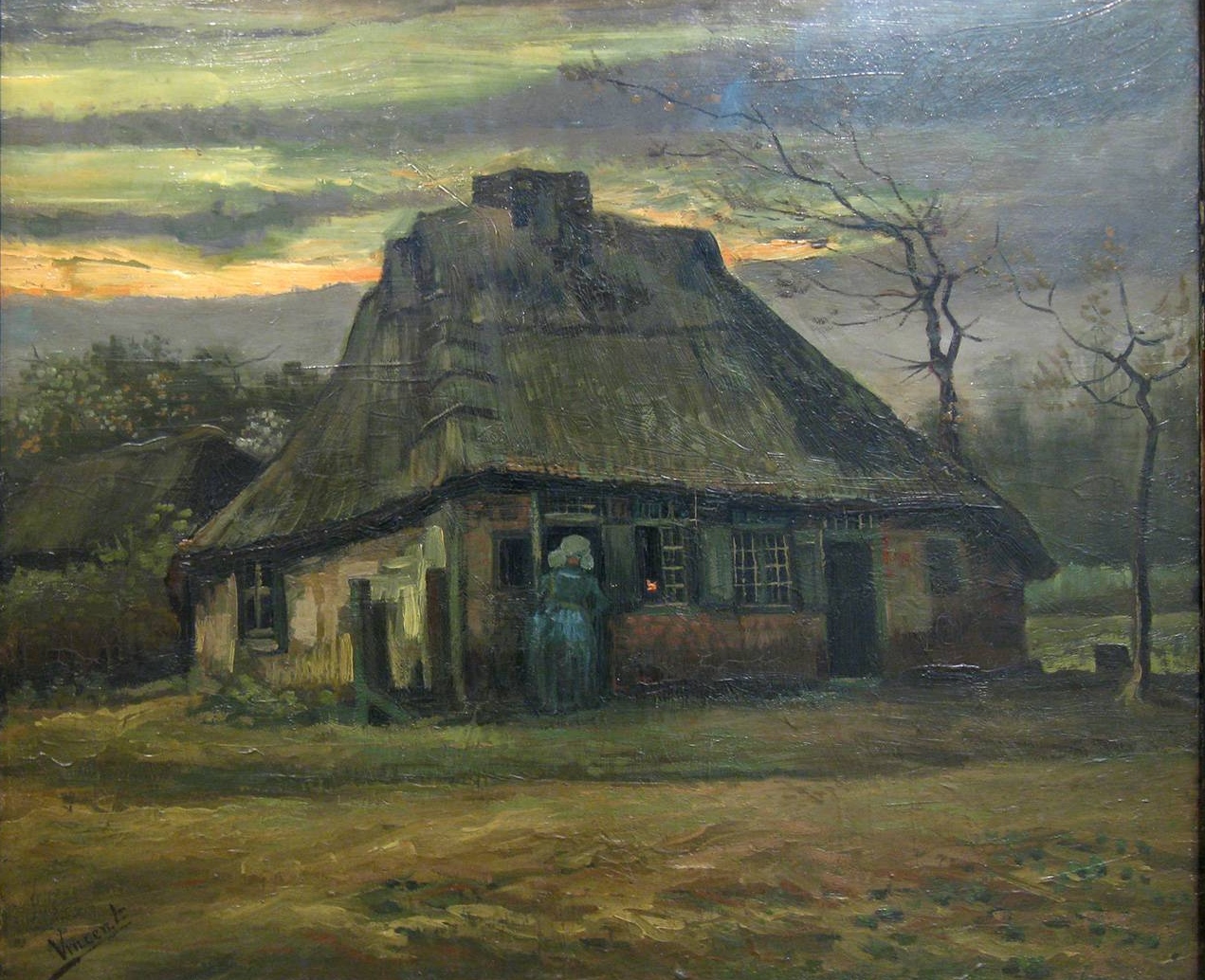 Винсент Ван Гог. Коттедж. 1885