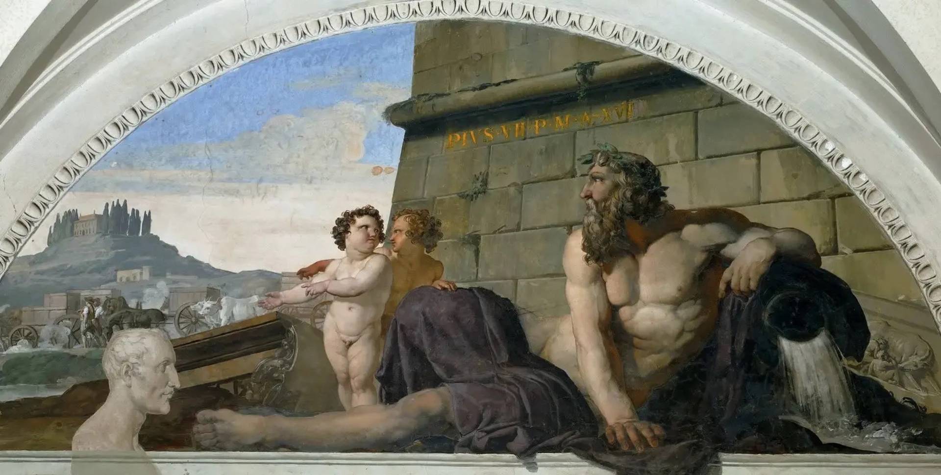 Франческо Айец. Возвращение в Рим произведений искусства, похищенных Наполеоном. 1816