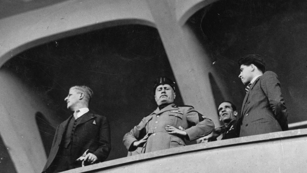 Шушниг и Муссолини. 1935