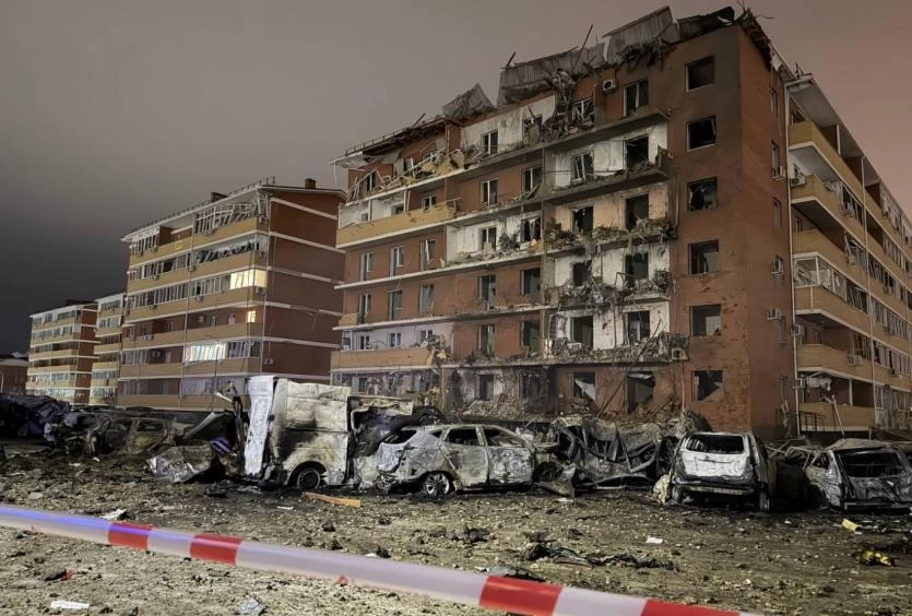 Последствия атаки БПЛА