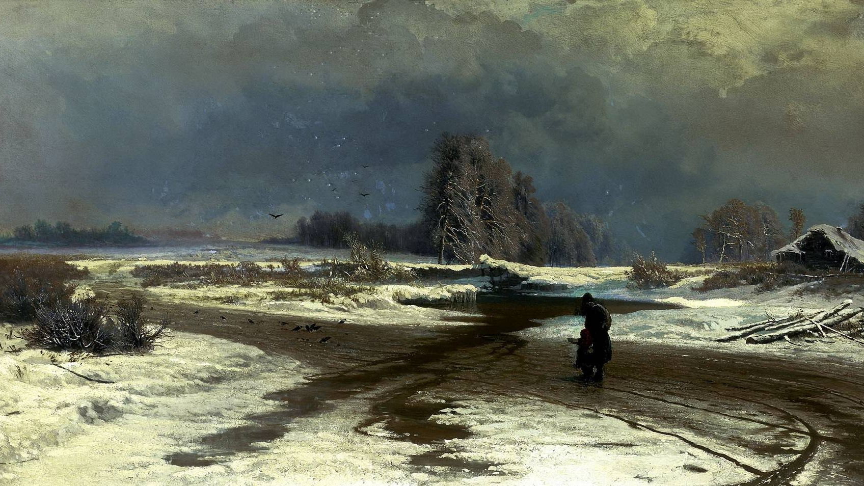 Фёдор Васильев. Оттепель. 1871