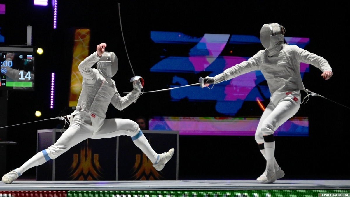 Соревнования саблистов