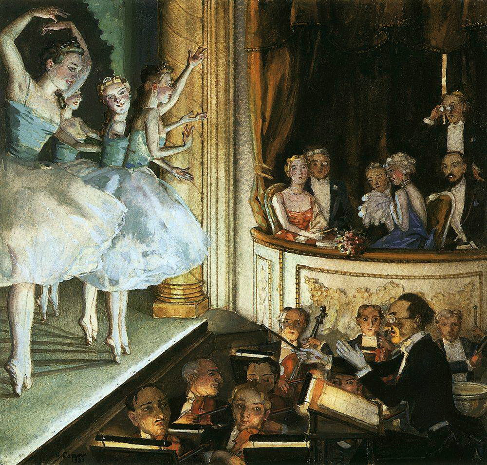 Константин Сомов. Русский балет. 1930