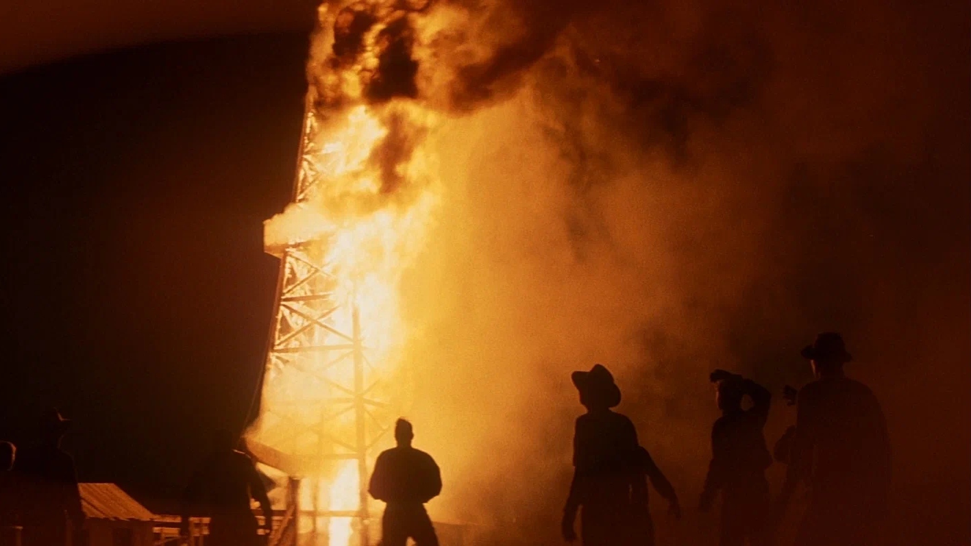 Горящая нефть