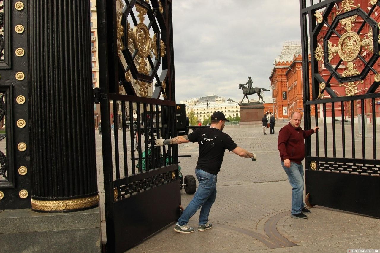 Ворота в Александровский сад