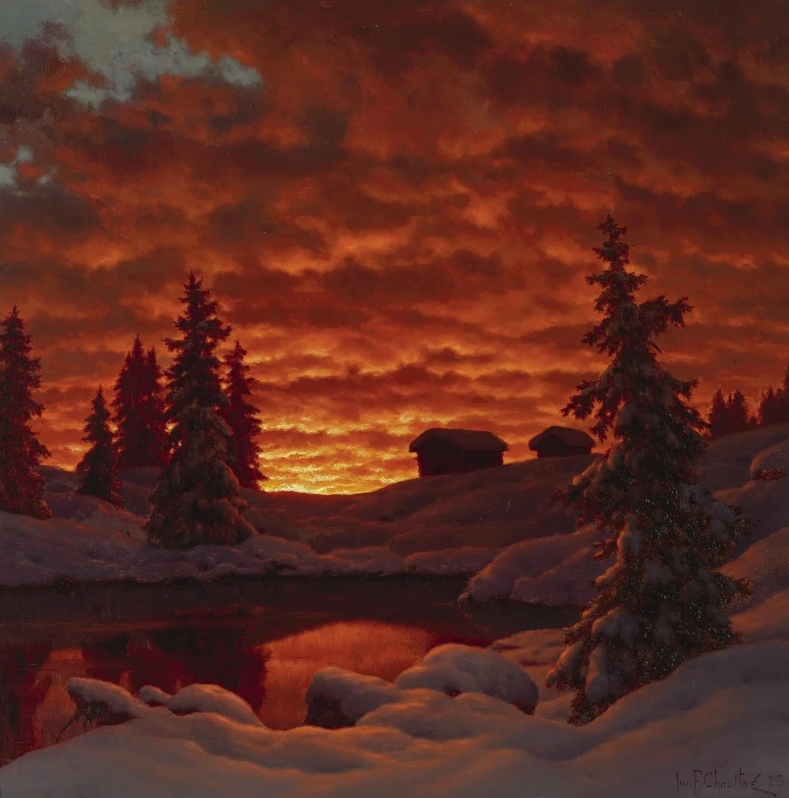 Иван Шультце. Закат. 1923