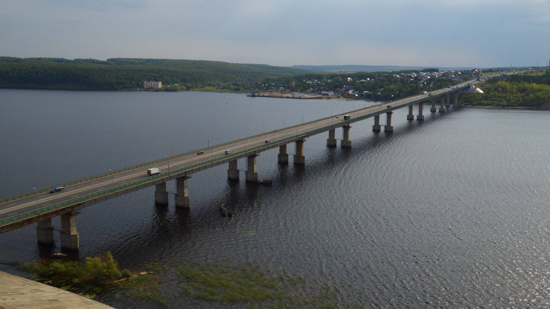 М-7 «Волга». Мост через Волгу. Набережные Моркваши.