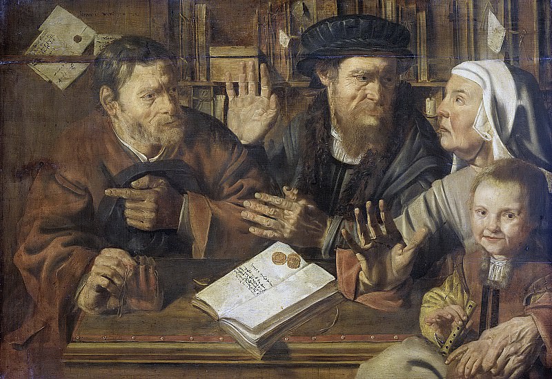 Ян Воутерс Стап. Помощник нотариуса. 1629 г.