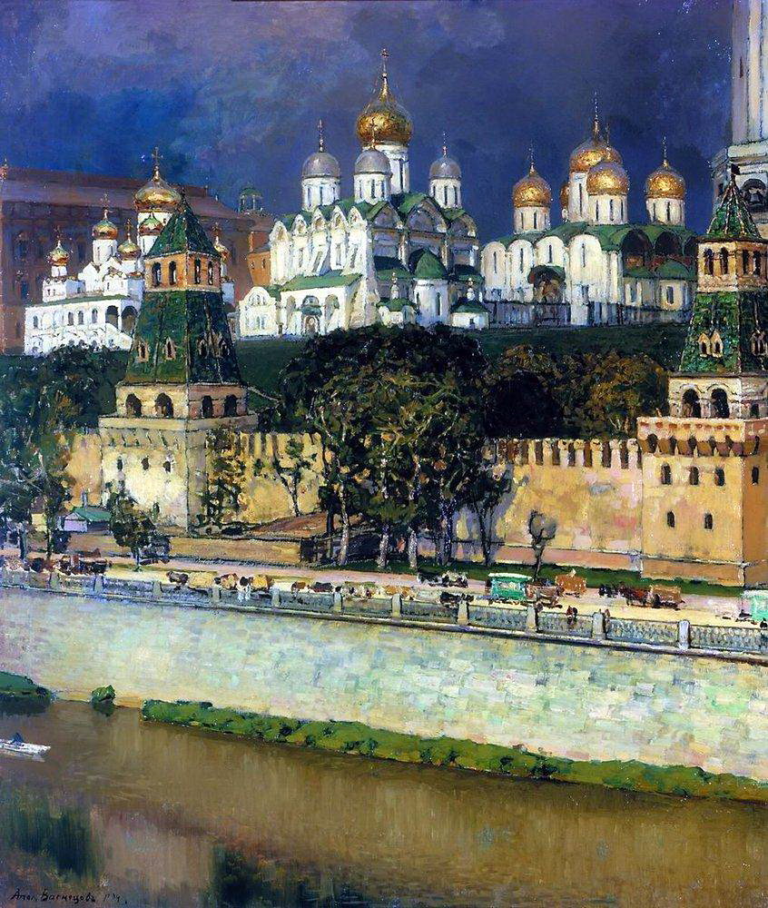 Аполлинарий Михайлович Васнецов — Московский Кремль. Соборы. 1894