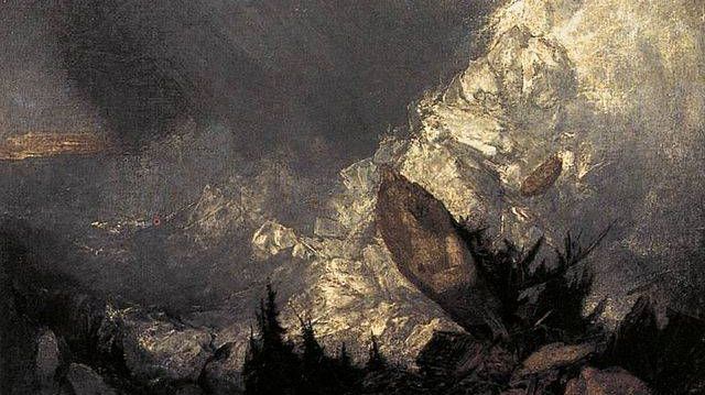 Джозеф Мэллорд Уильям Тёрнер Сход лавины в Граубюндене. 1810