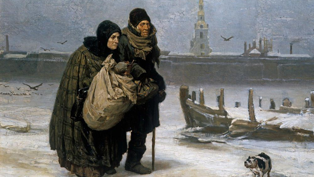 Виктор Васнецов. С квартиры на квартиру. 1876