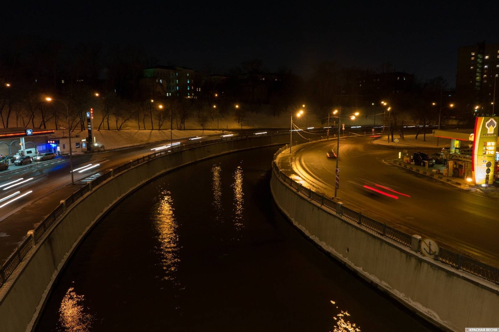 Вечерняя Яуза. Москва