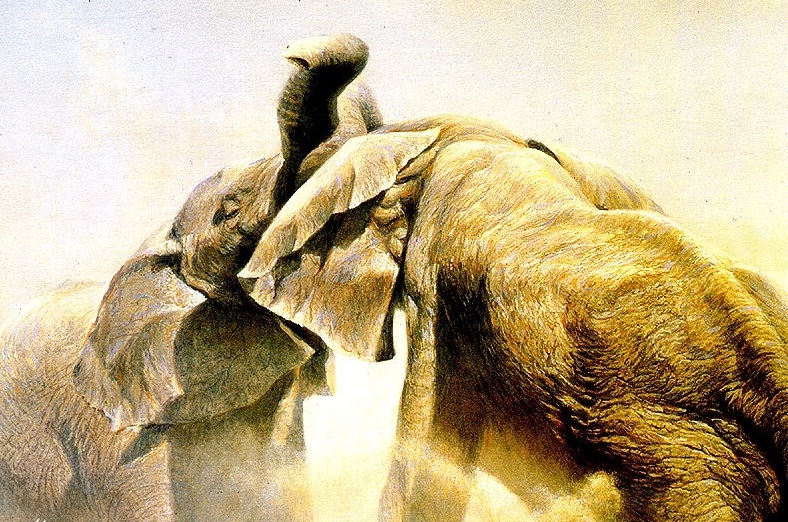 Роберт Бейтман. Слоны (фрагмент)