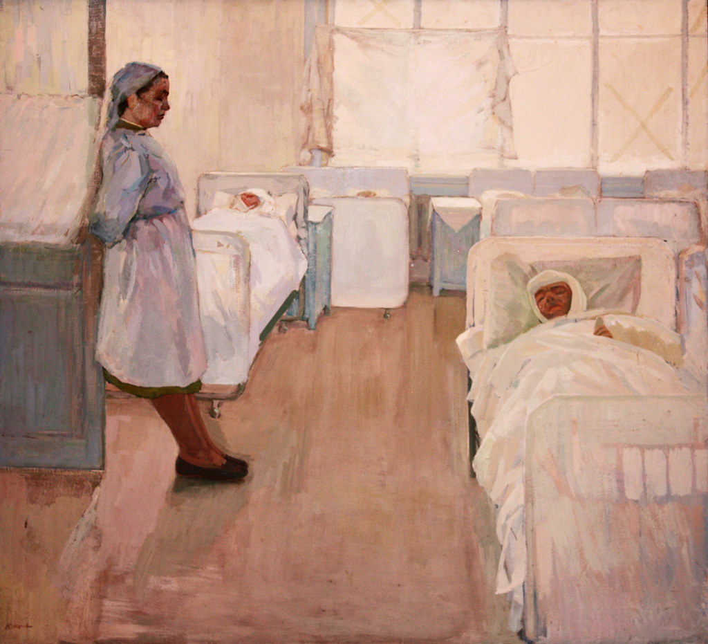 Виталий Кокачев. В госпитале. 1965