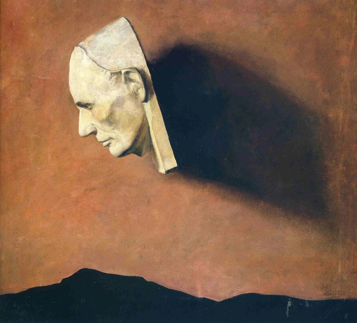 Эндрю Уайет. Посмертная маска Авраама Линкольна. 1934