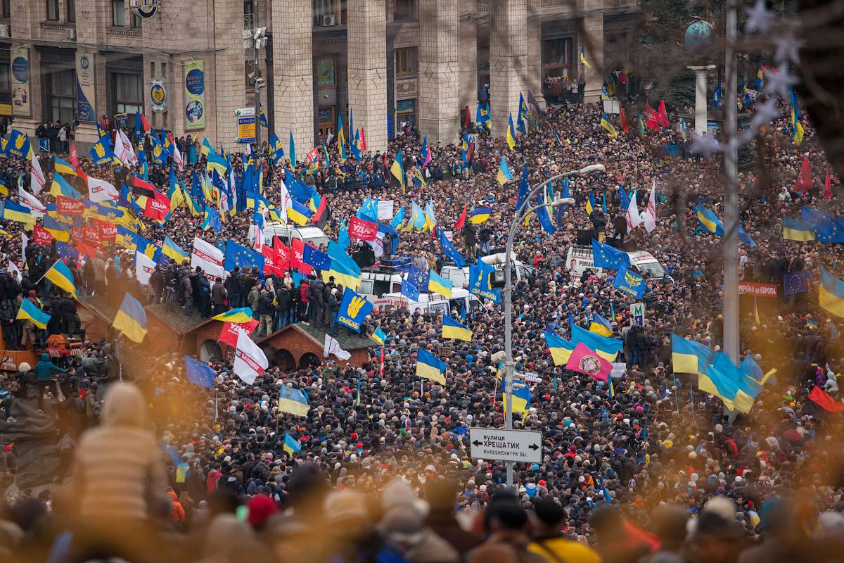 Массовый протест в Киеве. 2013