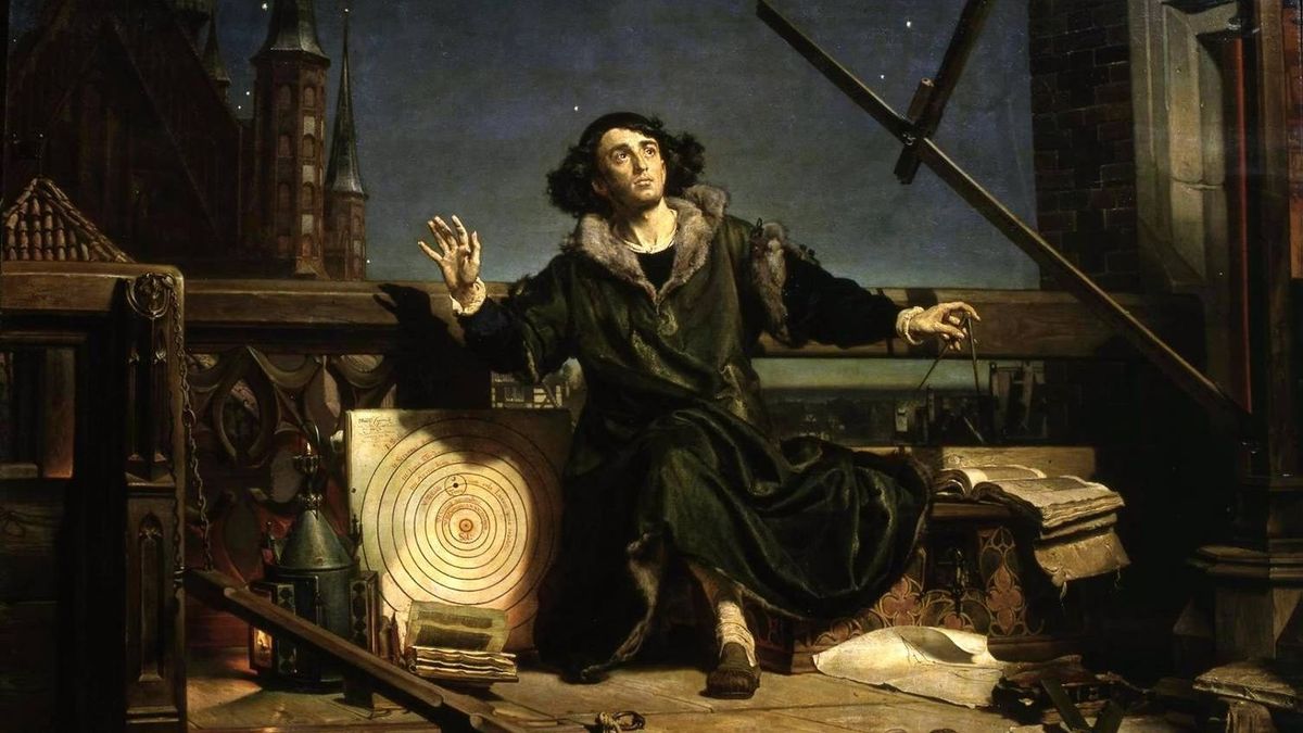 Ян Матейко. Коперник. Беседа с Богом. 1872