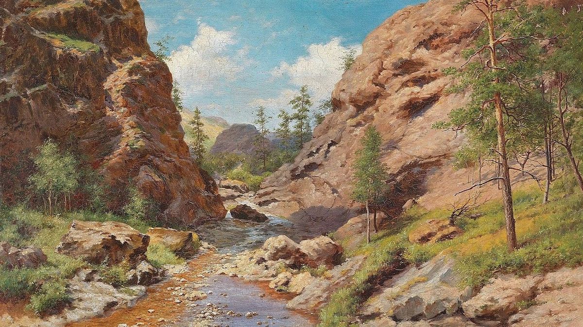 И. А. Вельц. В крымских горах