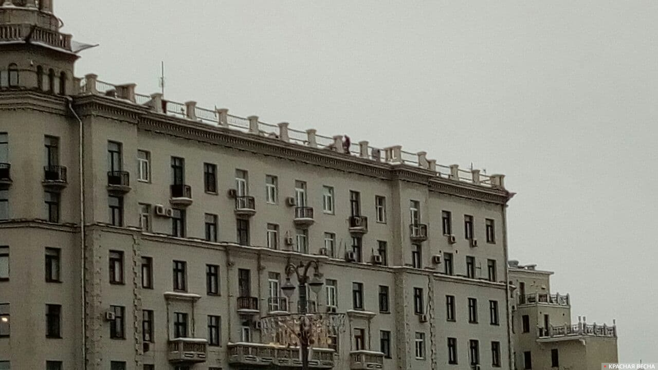 Здание рядом с Пушкинской площадью 