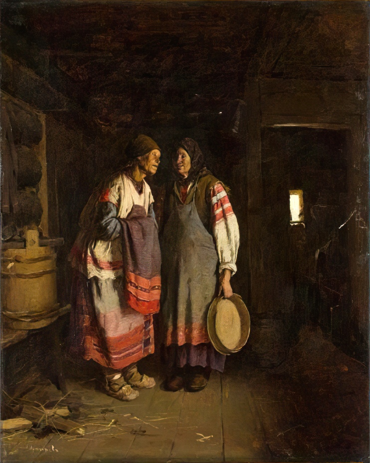 Абрам Архипов. Соседки (Сплетницы). Середина 1890-х