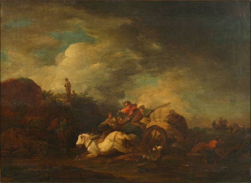 Франческо Казанова. Нападение разбойников. 1886