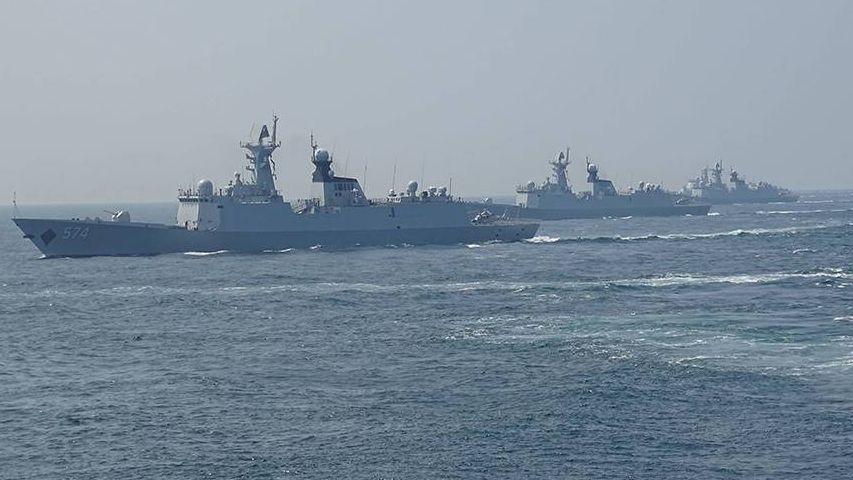 Китайский флот на учениях «Морское взаимодействие — 2016»
