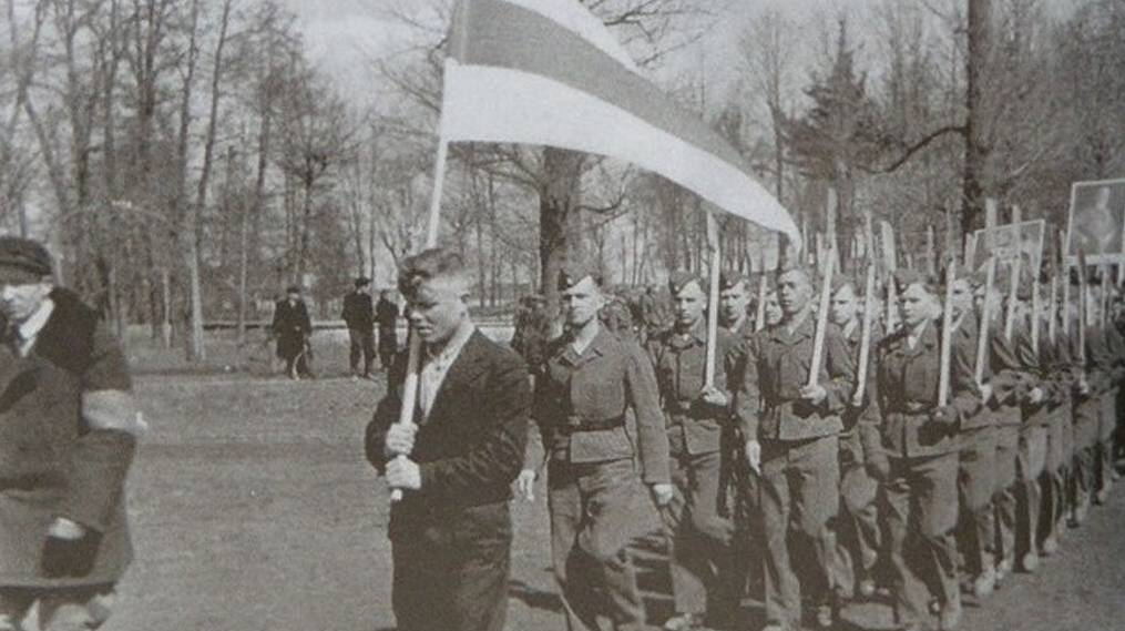 Батальон «Дальвиц», набранный из белорусских коллаборационистов. Вторая мировая война