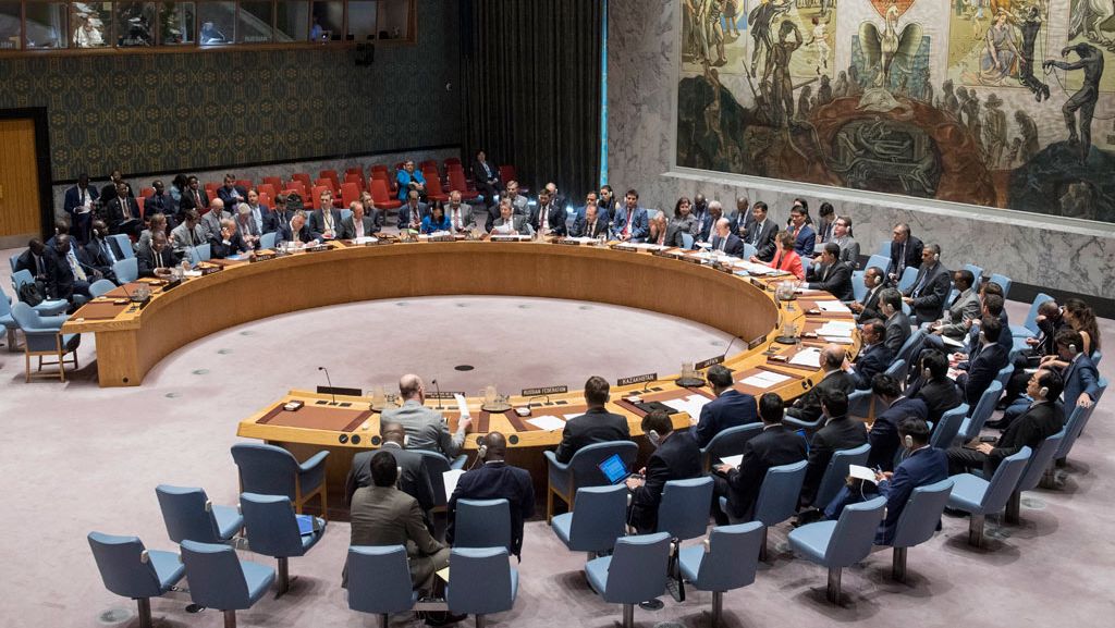 Заседение Совета Безопасности ООН.