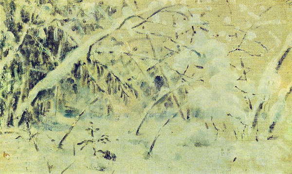 Василий Верещагин. Снег на деревьях в суровую зиму. 1887-1895