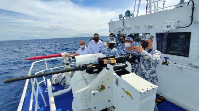Испытания дистанционного боевого модуля береговой охраной Филиппин