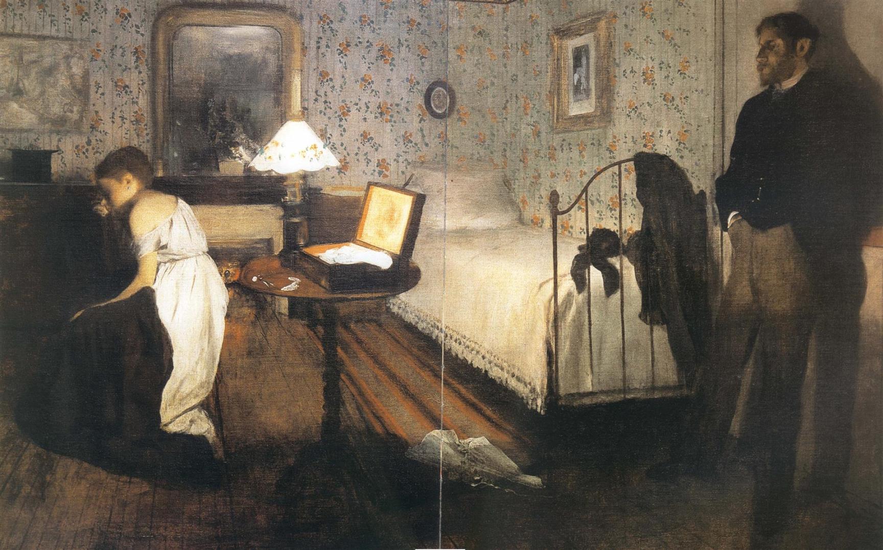 Эдгар Дега. Интерьер (Насилие). 1869