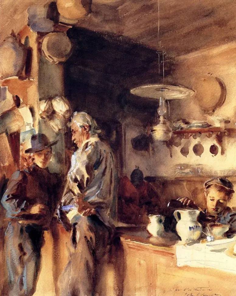Джон Сингер Сарджент. Испанский интерьер. 1903