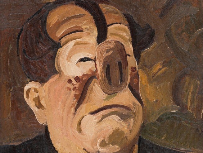 Киприан Майерник. Плачущий клоун (фрагмент). 1940