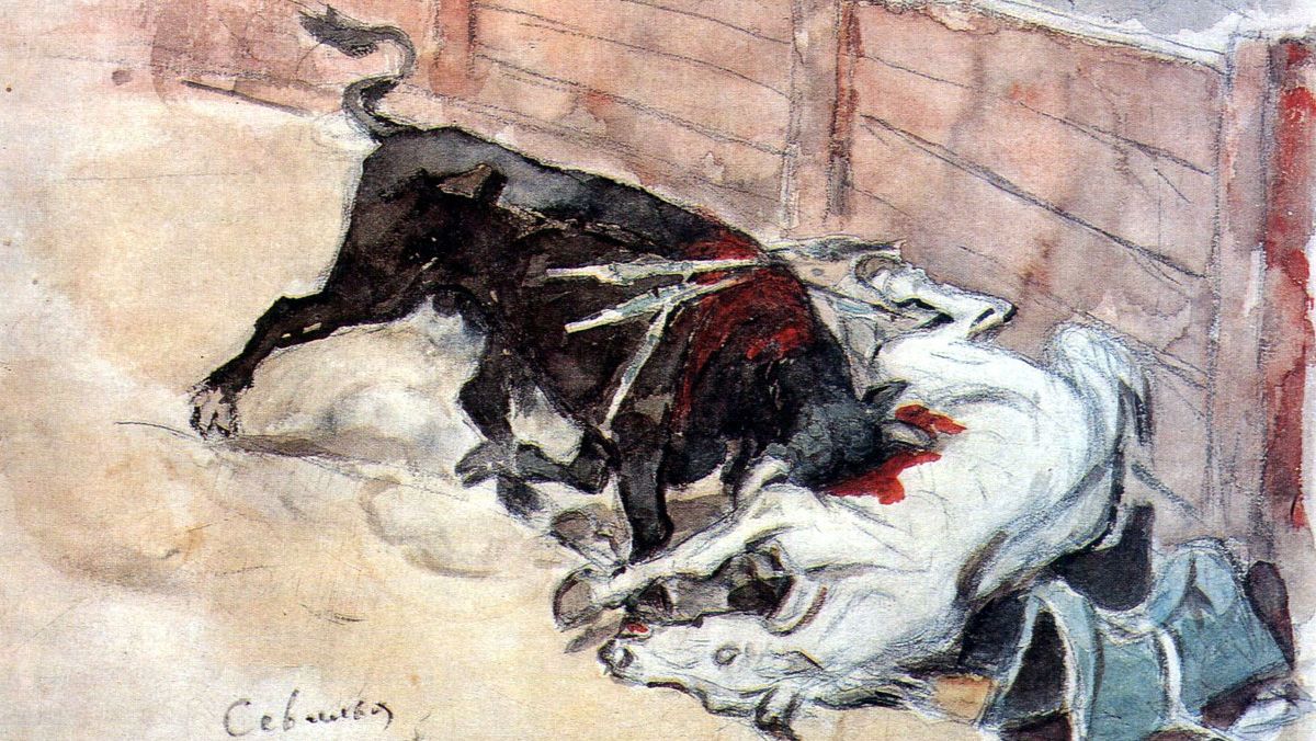 Василий Суриков. Севилья. Бой быков. 1910