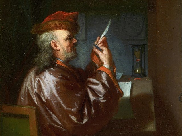Филип ван Дейк. Бухгалтер (фрагмент). 1720-1730