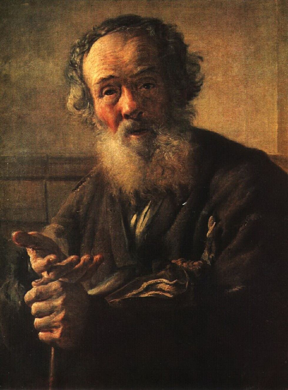 Василий Тропинин. Нищий старик. 1823