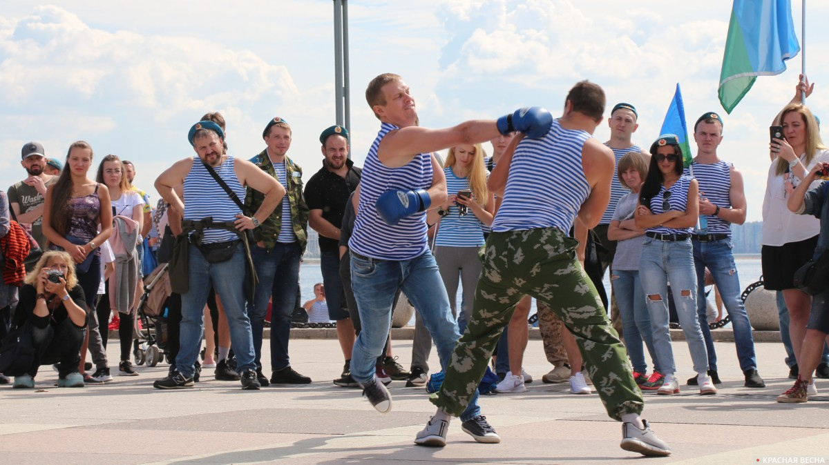 Соревнования по боксу в парке 300-летия Санкт-Петербурга