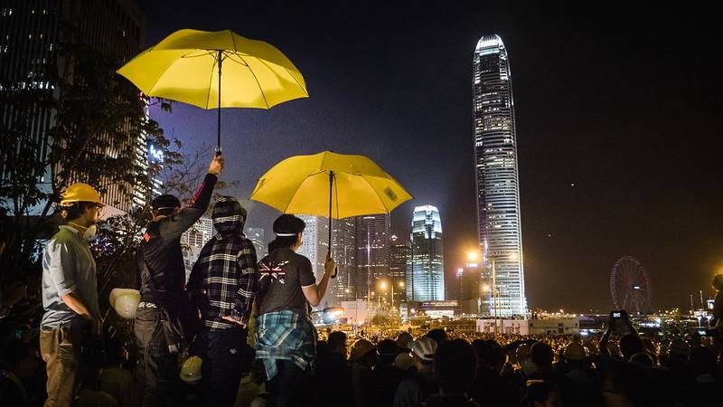 Гонконг.Революция зонтиков