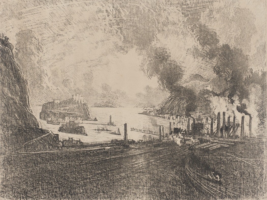 Джозеф Пеннелл. Готовы начать (фрагмент). 1917