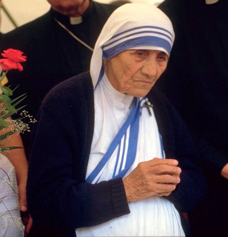 Мать Тереза Калькутская в Бонне (13 июля 1986 года)