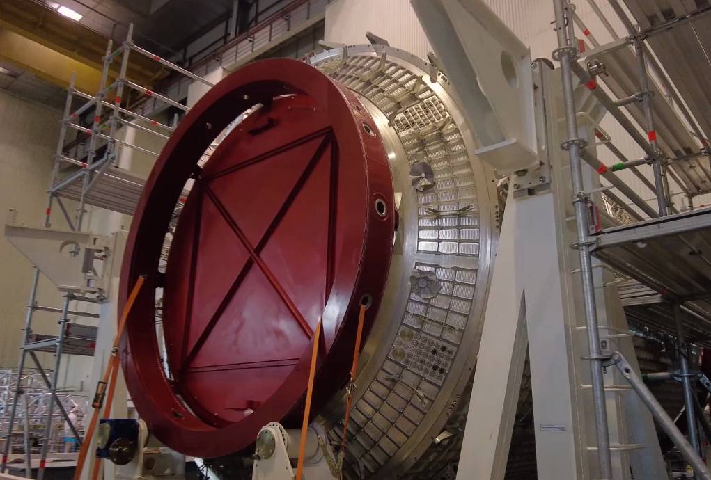 Фрагмент из видео о создании Научно-энергетического модуля в «Энергии»