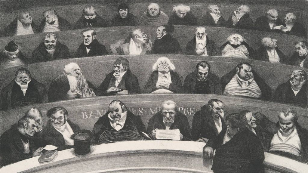 Оноре Домье. Палата депутатов. Законодательный живот… 1834