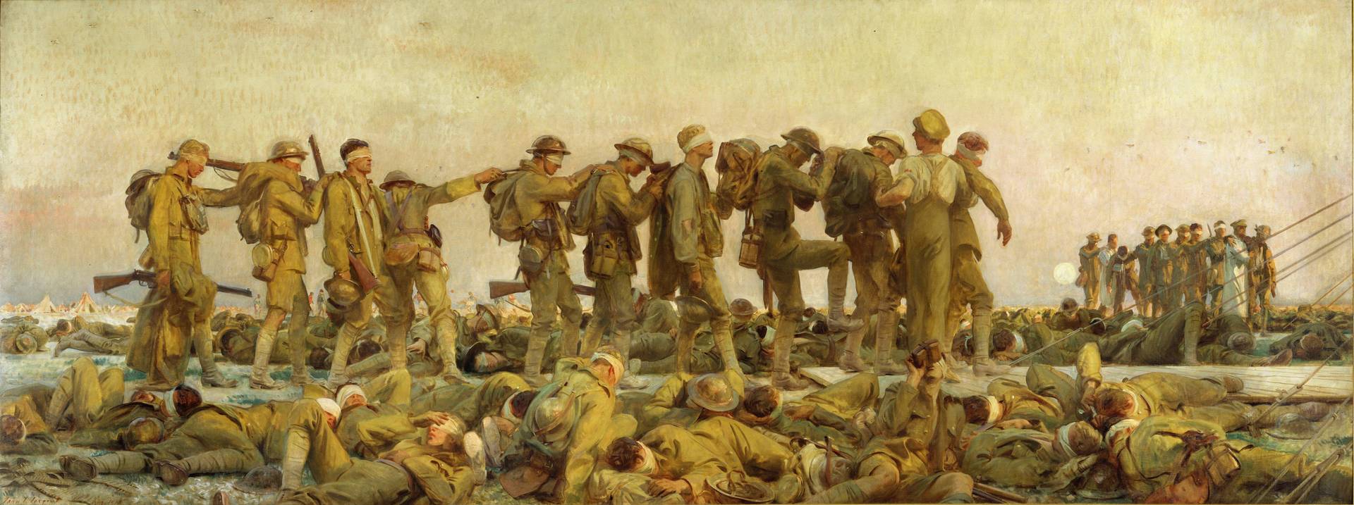 Сарджент Джон Сингер. Отравленные газами. 1918