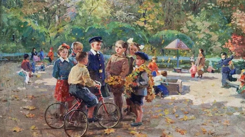 Василий Карпушевский. Рассказ первоклассника. 1957