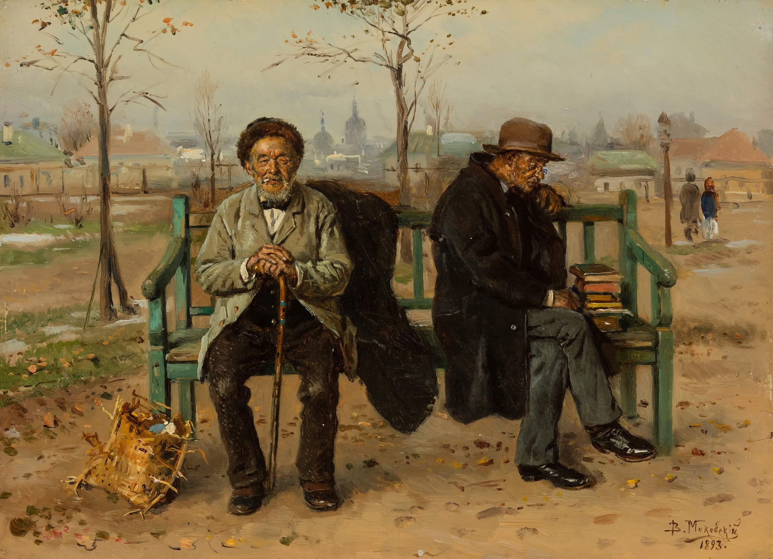 Владимир Маковский. Оптимист и пессимист. 1893